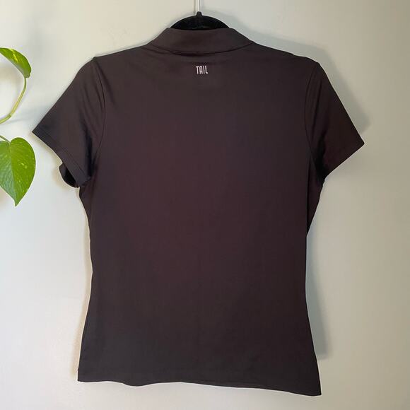 TAIL Golf UPF Button Collar Short Sleeve Shirt - Picture 1 of 4